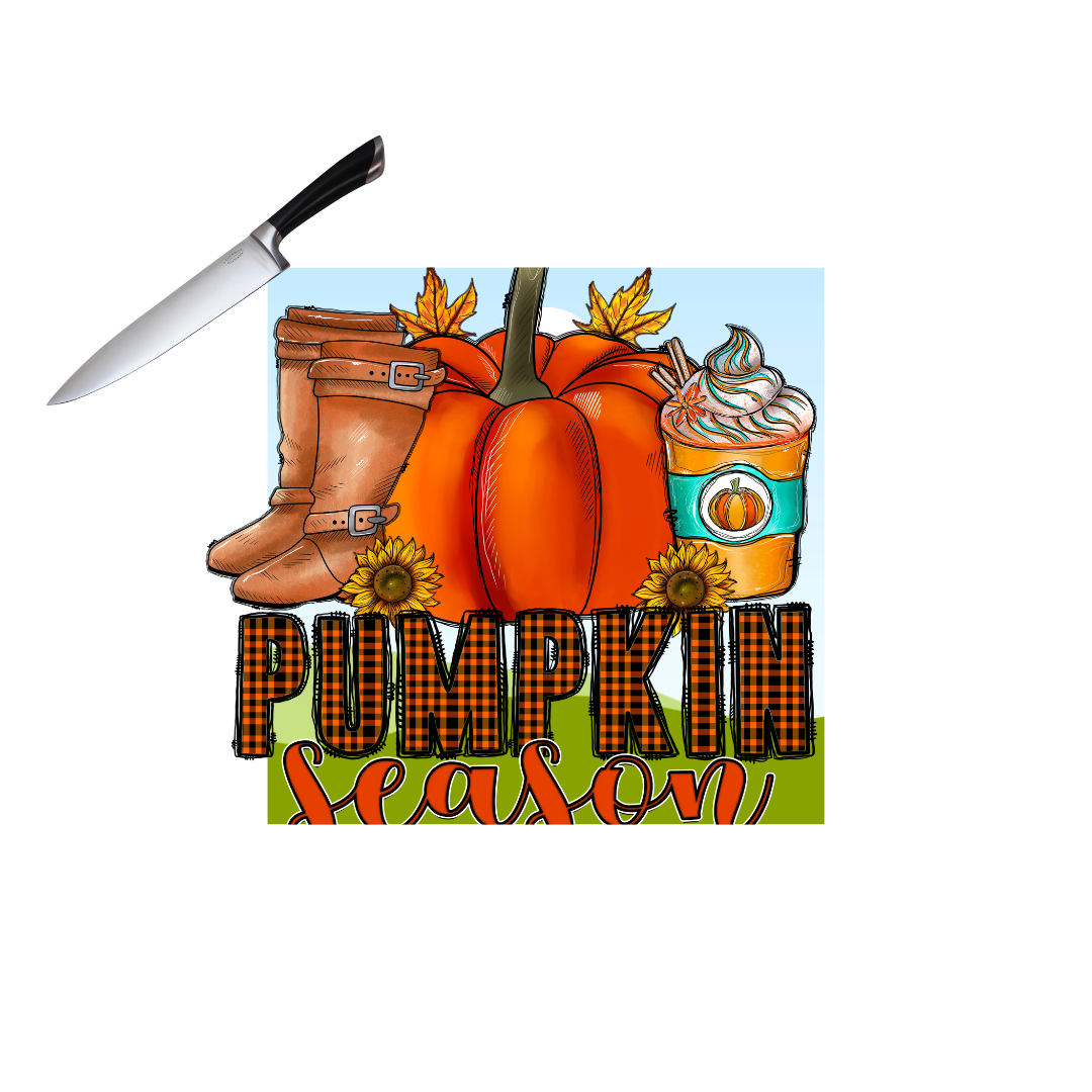 PUMPKIN SEASON CUTTING BOARD