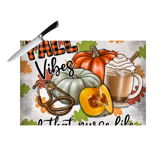 FALL VIBES  CUTTING BOARD