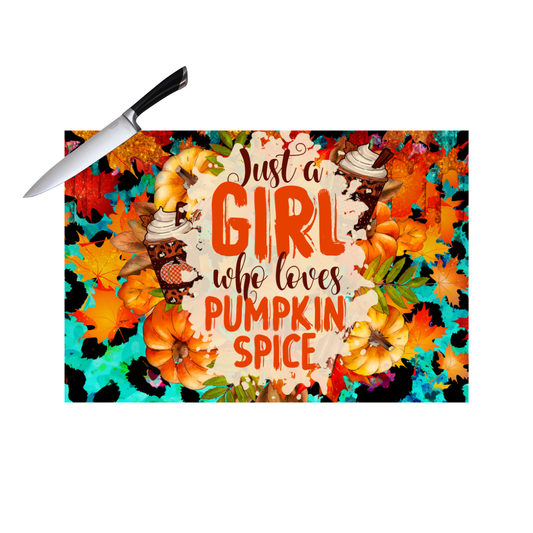 JUST A GIRL  CUTTING BOARD