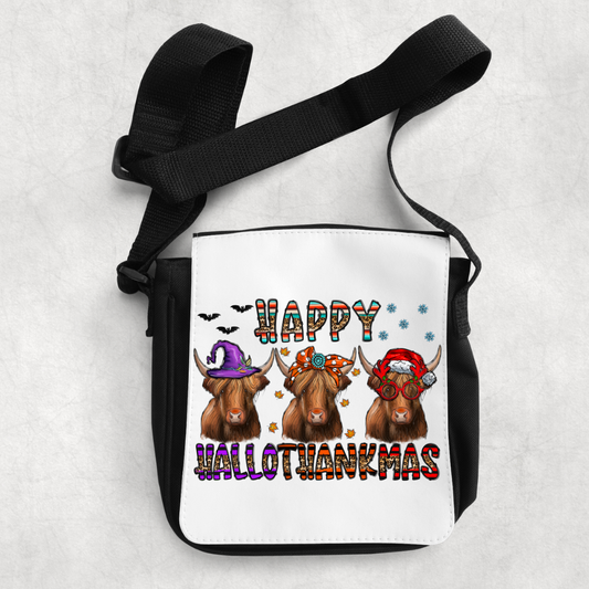 HAPPY HALLOTHANKMAS SHOULDER BAG