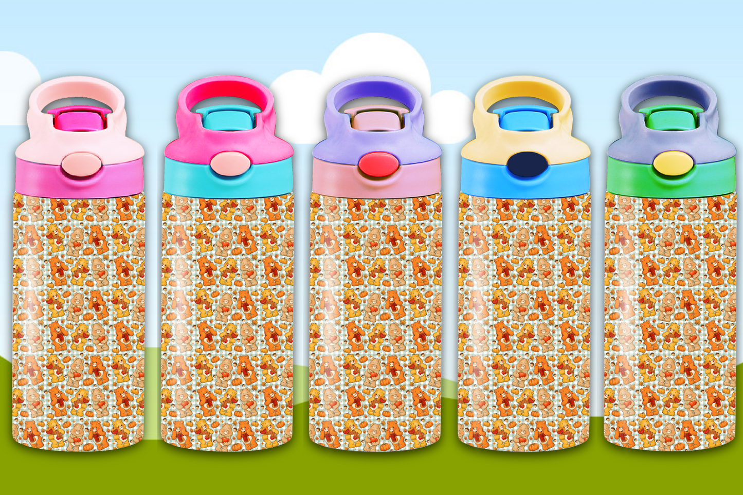 FALL BEAR WATER BOTTLE