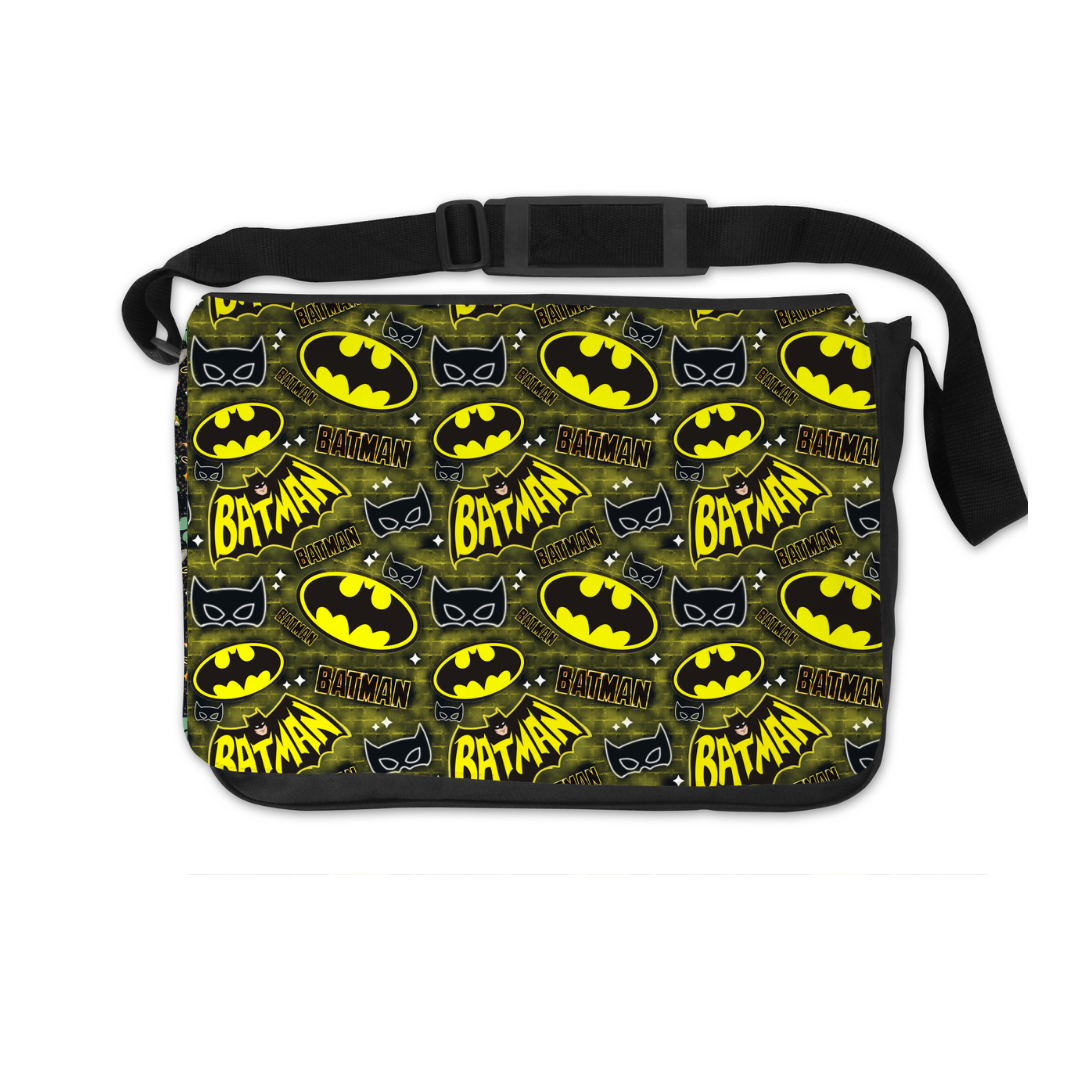 YELLOW BATMAN MESSENGER BAG