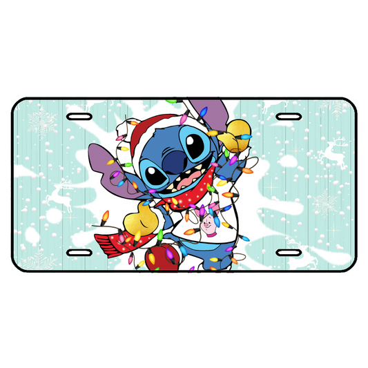 CHRISTMAS STITCH CAR TAG