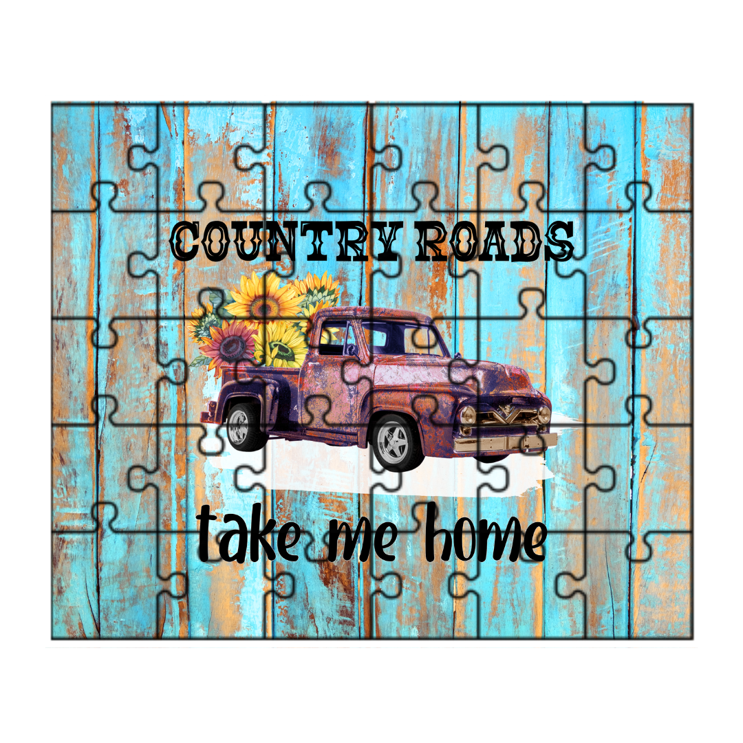 COUNTRY ROADS PUZZLE