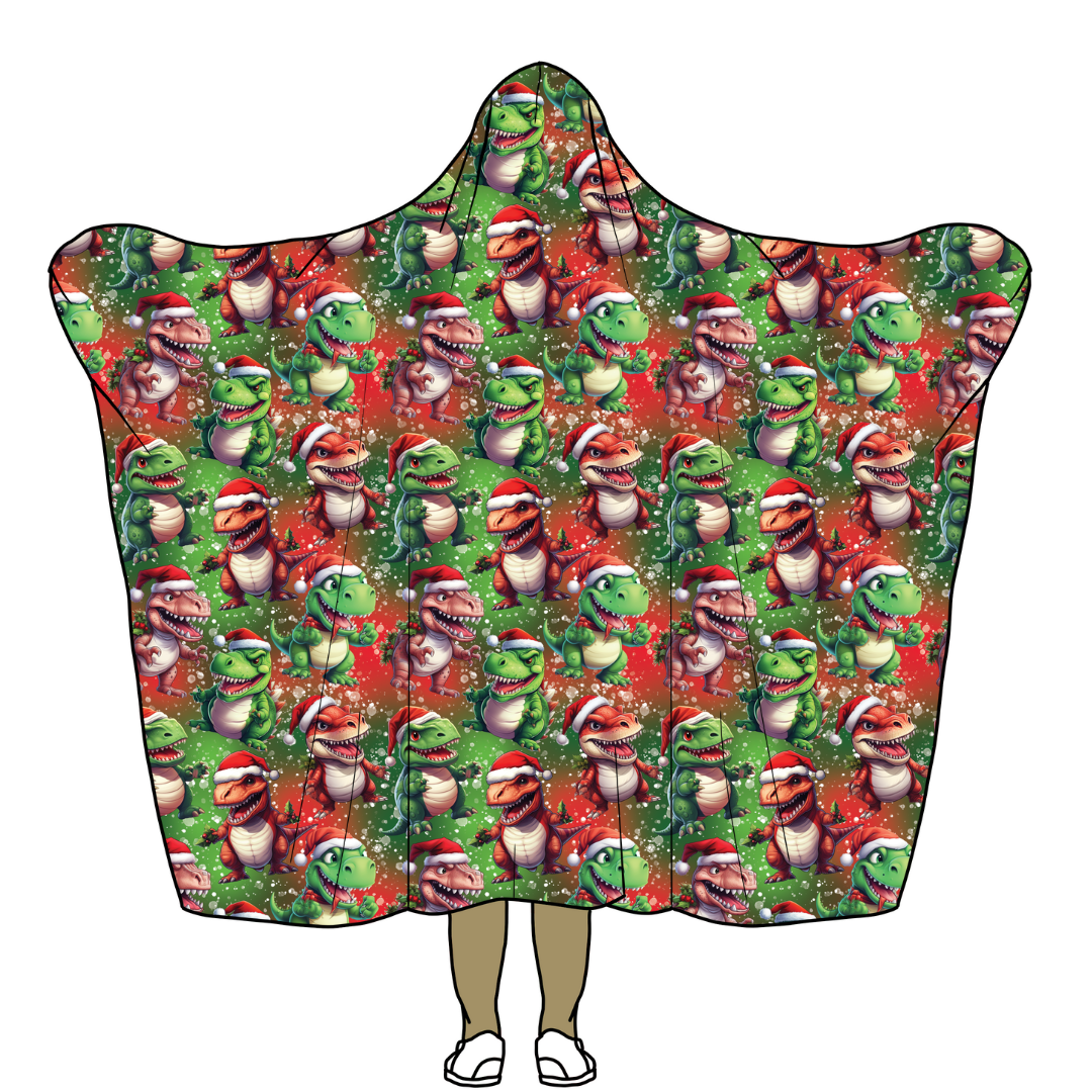 CHRISTMAS DINOS blankets