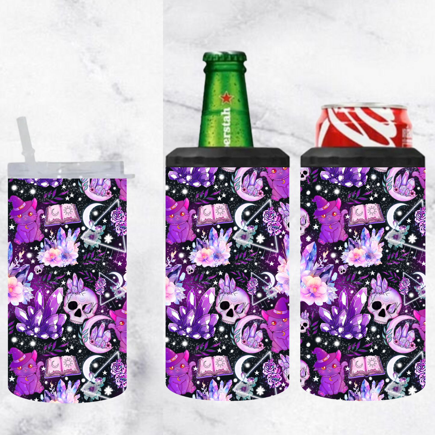 3 in 1 tumbler PURPLE WITCHY
