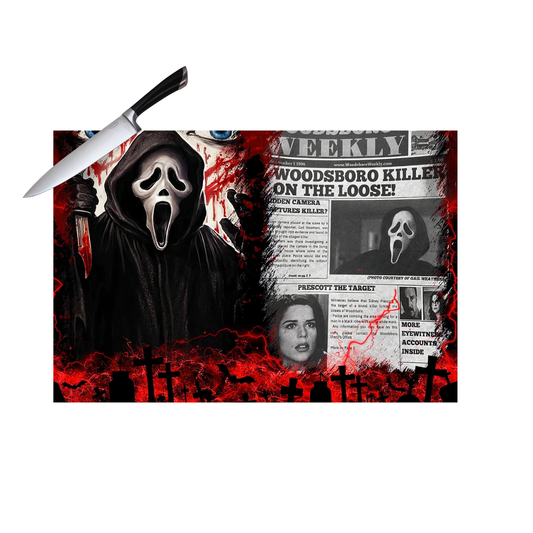 GHOSTFACE  CUTTING BOARD