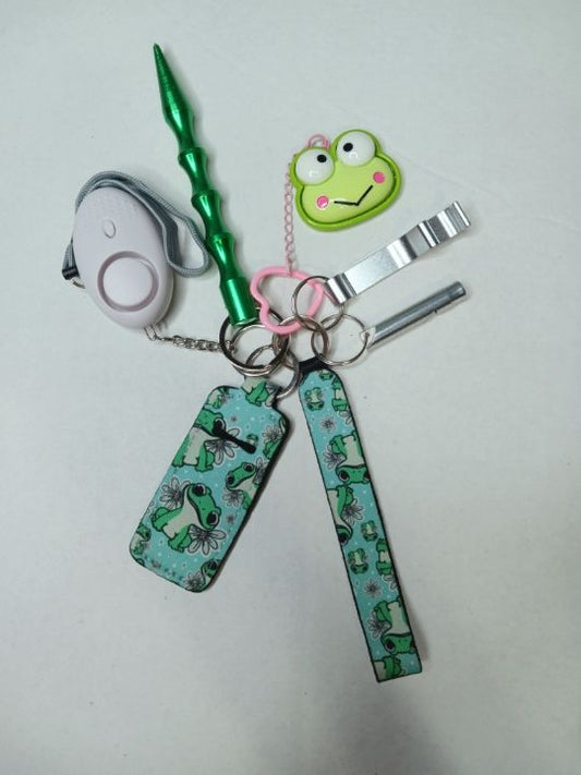 FROG SAFETY KEYCHAIN