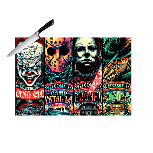 HORROR  CUTTING BOARD 7