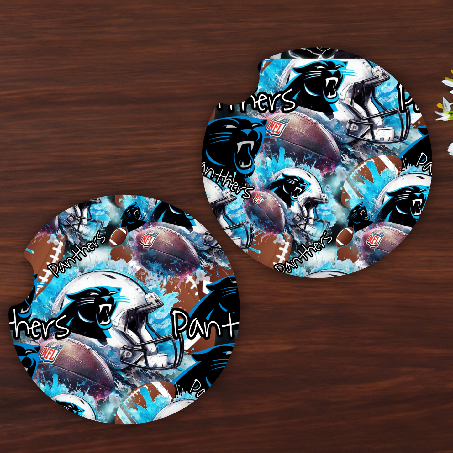 PANTHERS car coasters