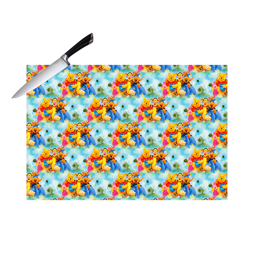 BLUE POOH CUTTING BOARD