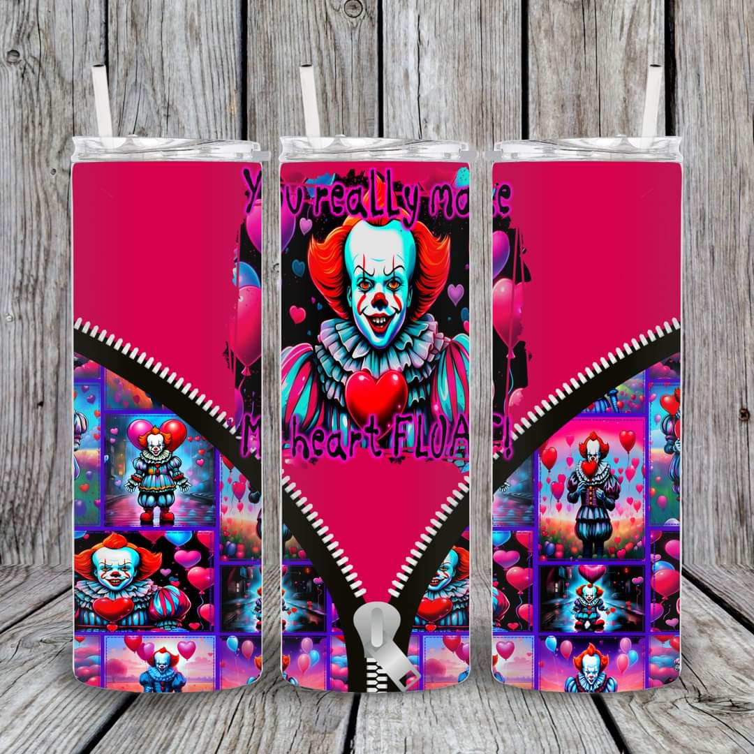 Dancing clown valentine