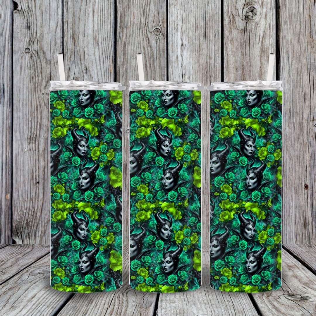 Evil queen green roses