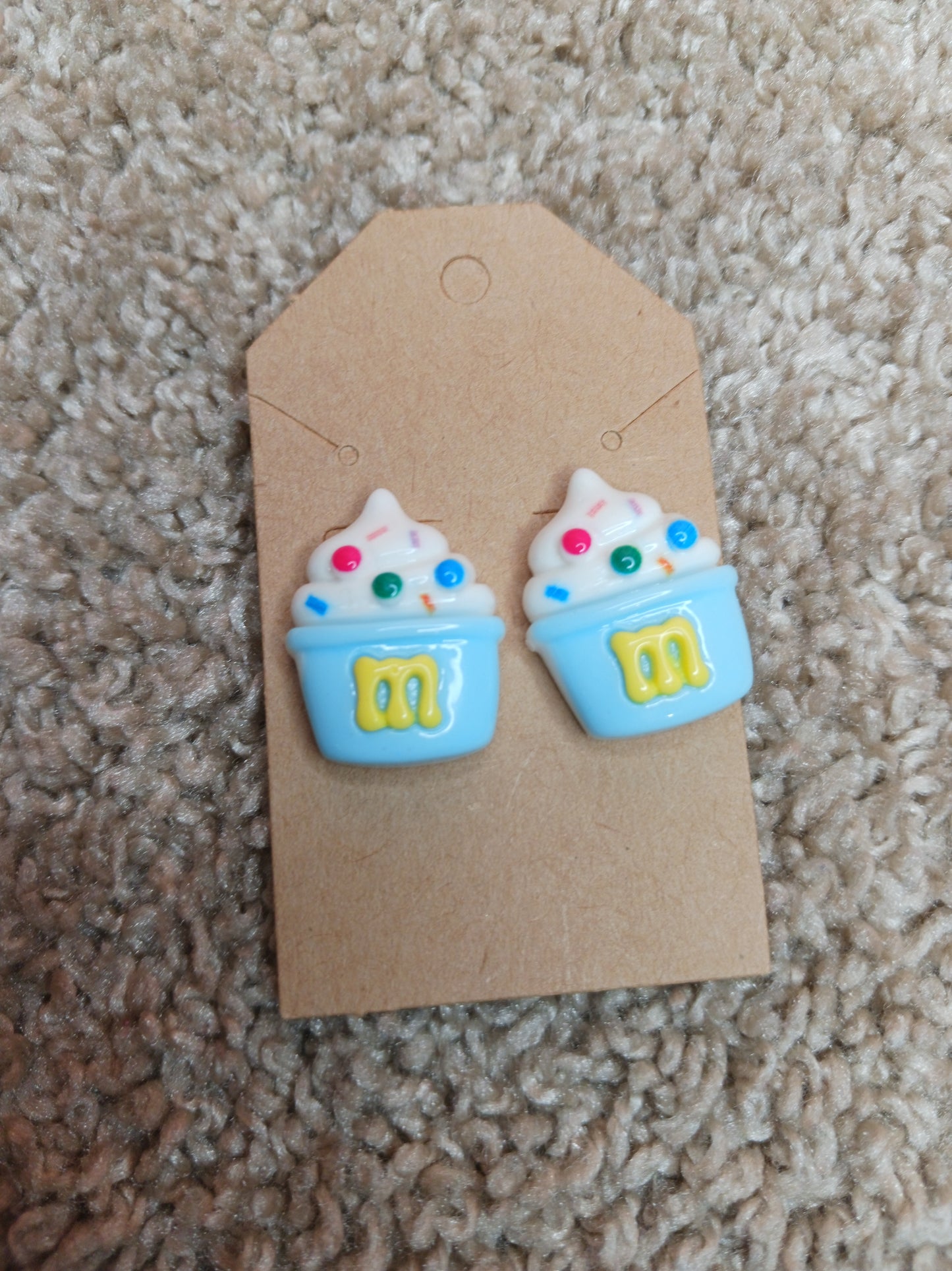 M& m earrings 1