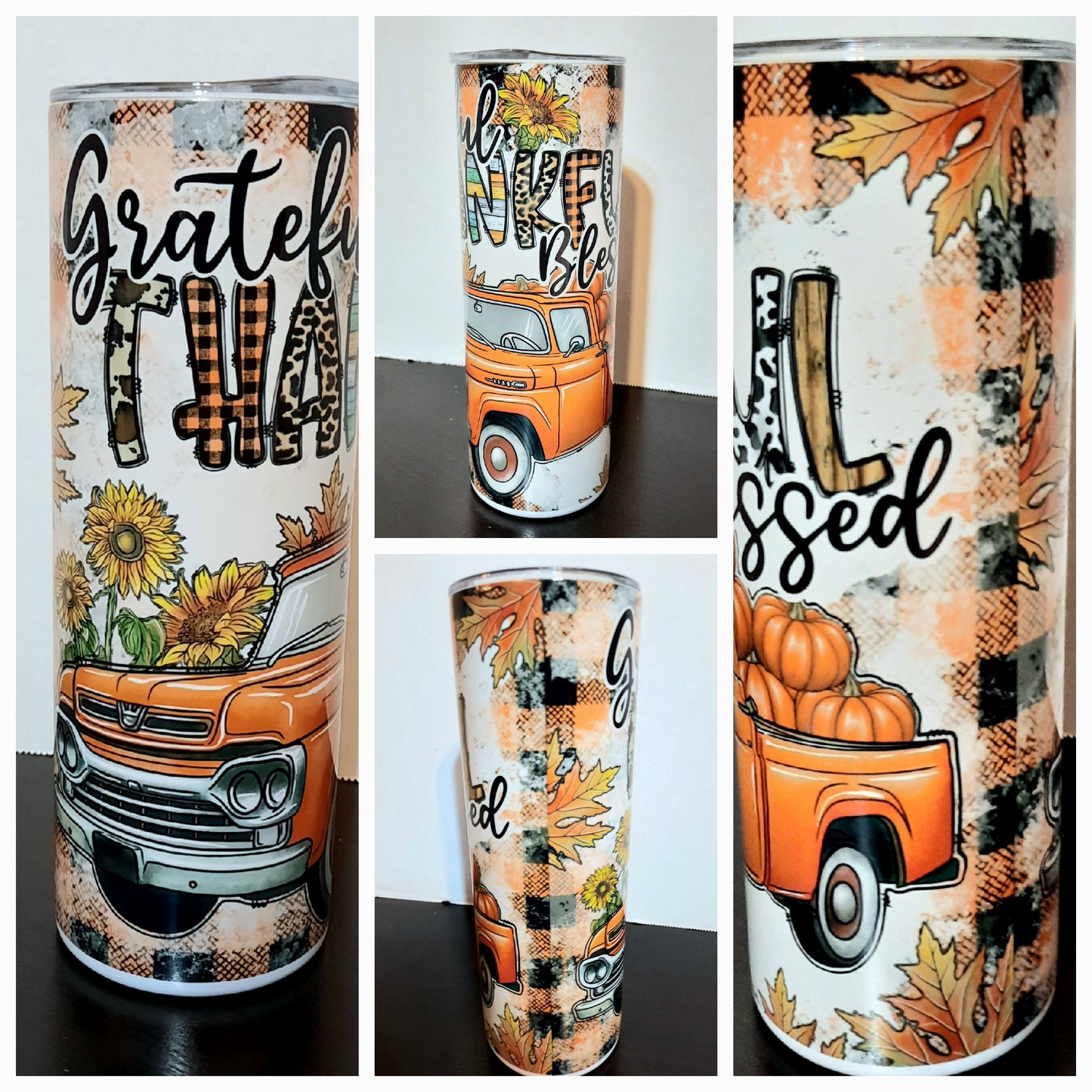 Grateful thankful tumbler