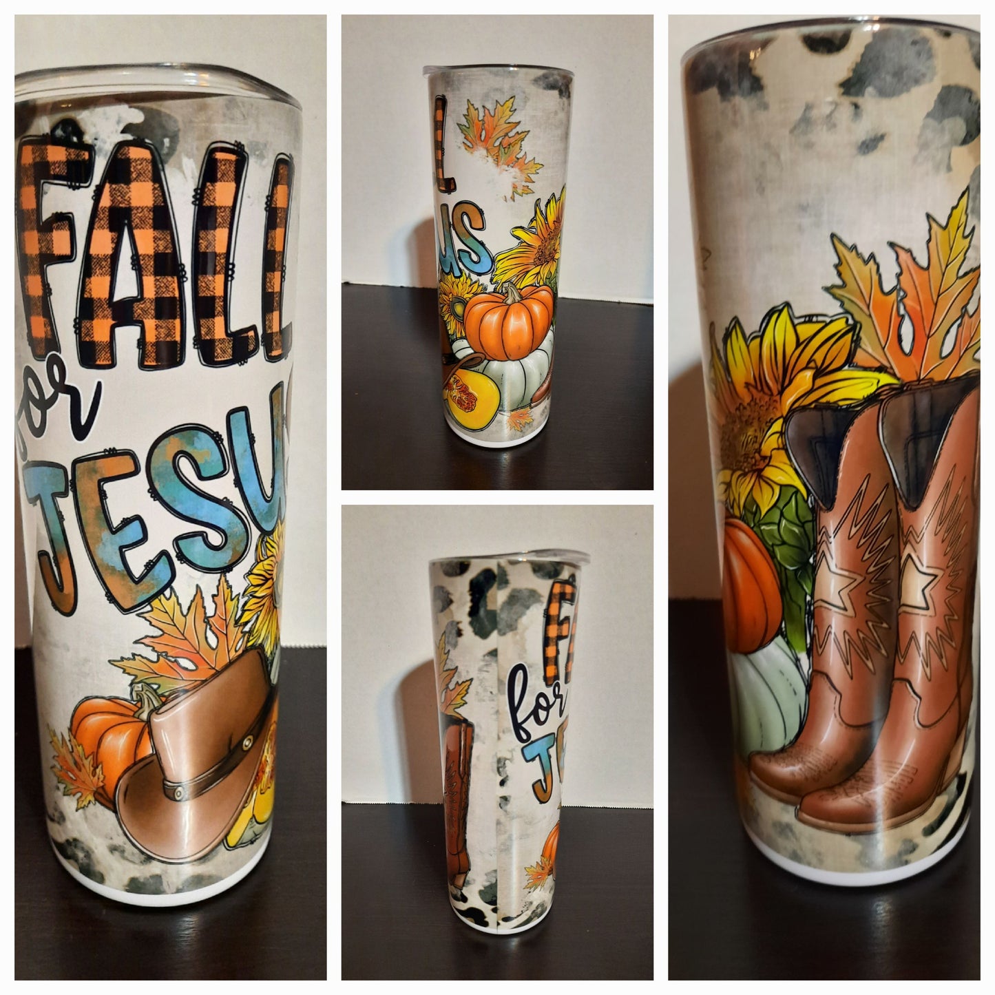 Fall for jesus tumbler