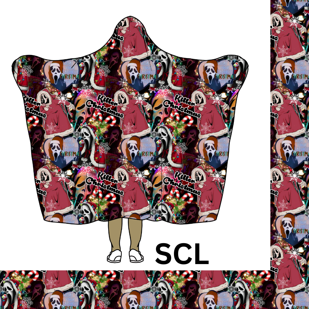 Christmas scream blanket