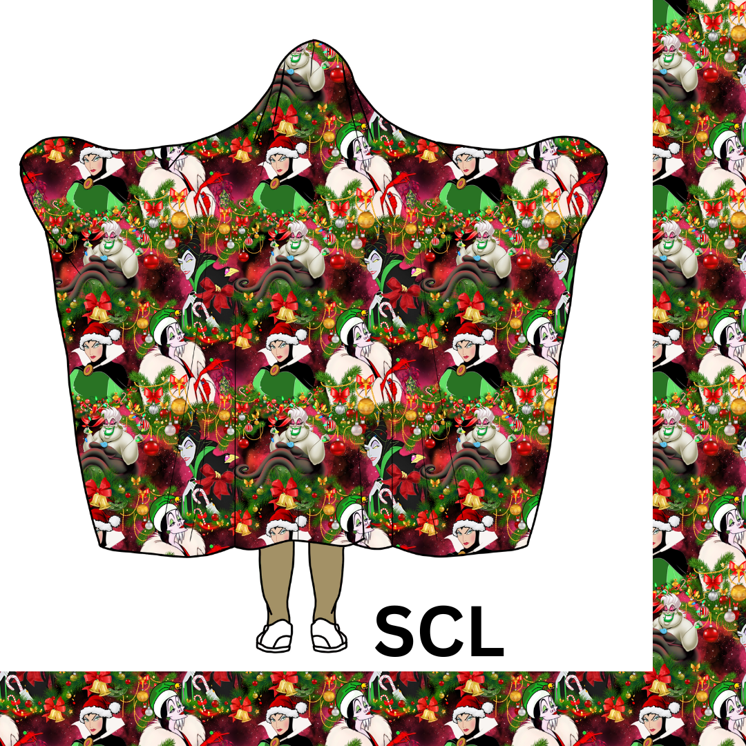 Christmas villians blanket