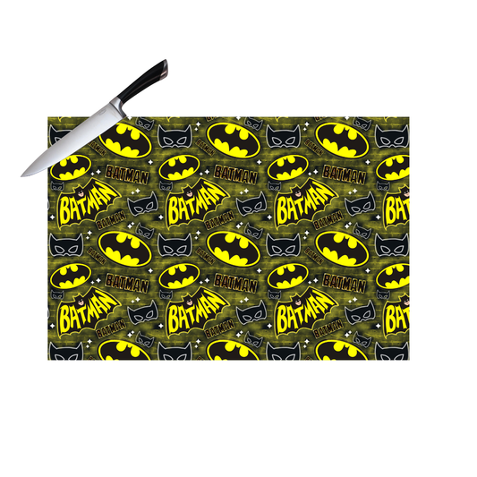 YELLOW BATMAN   CUTTING BOARD