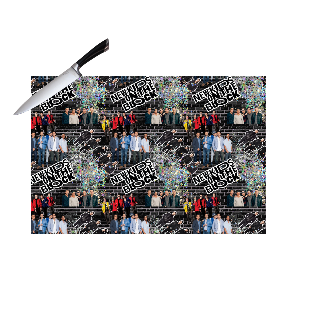 NKOTB CUTTING BOARD
