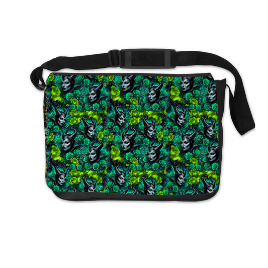 GREEN EVIL QUEEN MESSENGER BAG