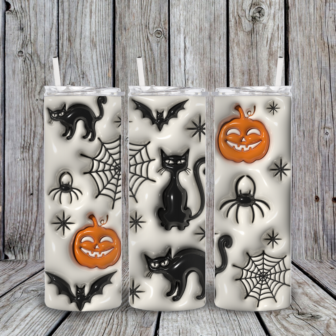 CAT AND JACK O LATERNS