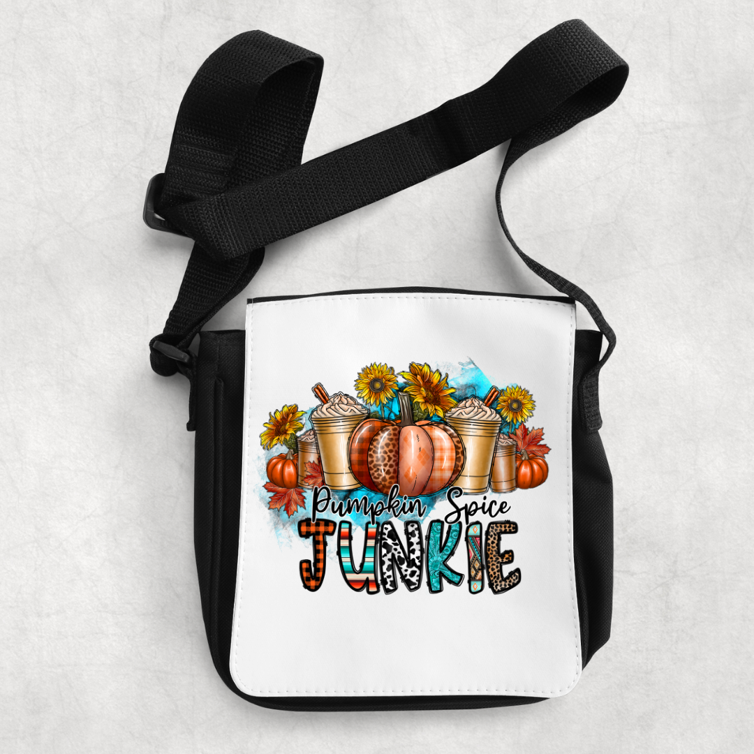 PUMPKIN SPICE JUNKIE  SHOULDER BAG