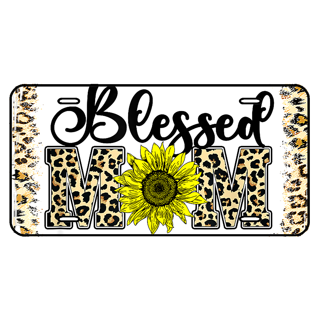 BLESSED MAMA  CAR TAG 2