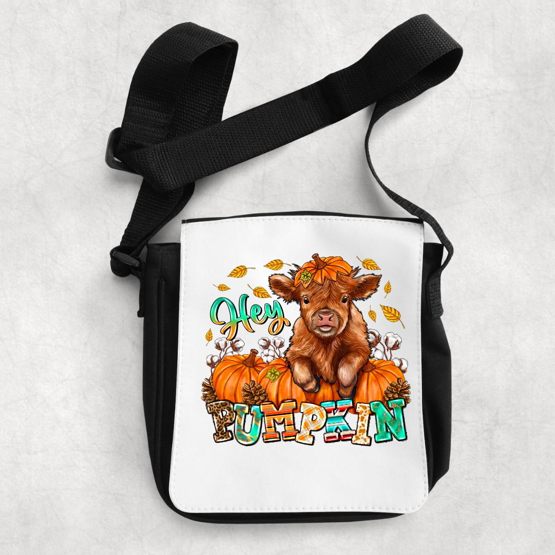 HEY PUMPKIN  COW  SHOULDER BAG
