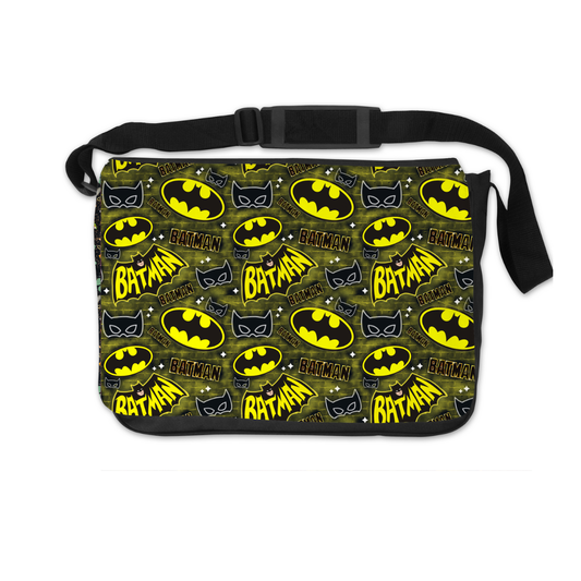 YELLOW  BATMAN MESSENGER BAG