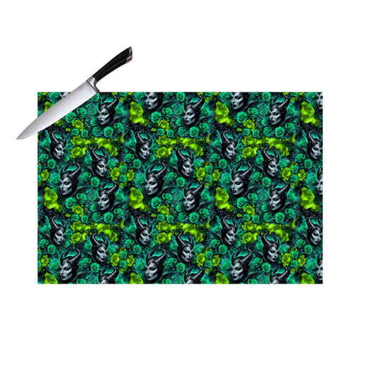 EVIL QUEEN  GREEN  CUTTING BOARD