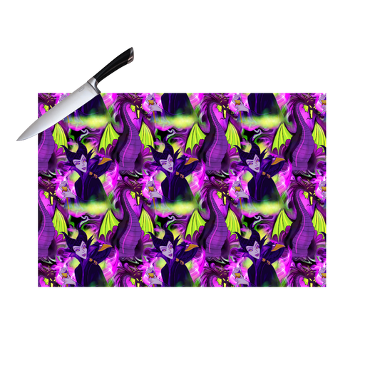 EVIL QUEEN PURPLE  CUTTING BOARD