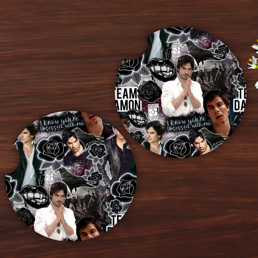 DAMON car coasters