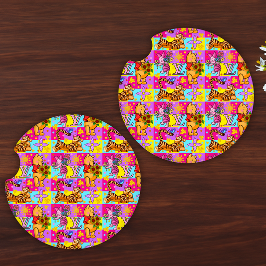 POOH 2 car coasters