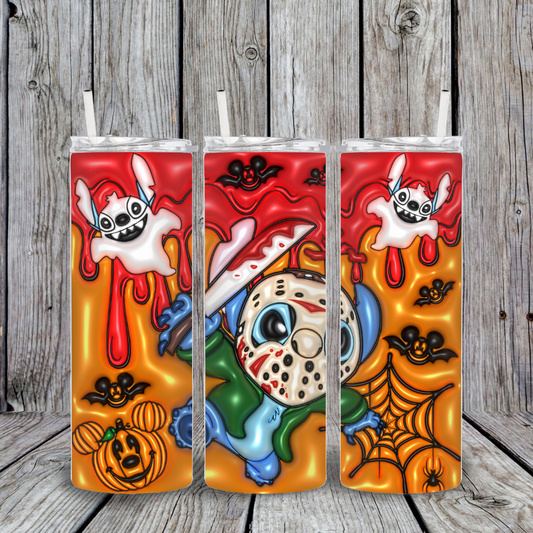 BLUE ALIEN  HALLOWEEN 987