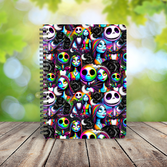 neon black nbc  spiral notebook