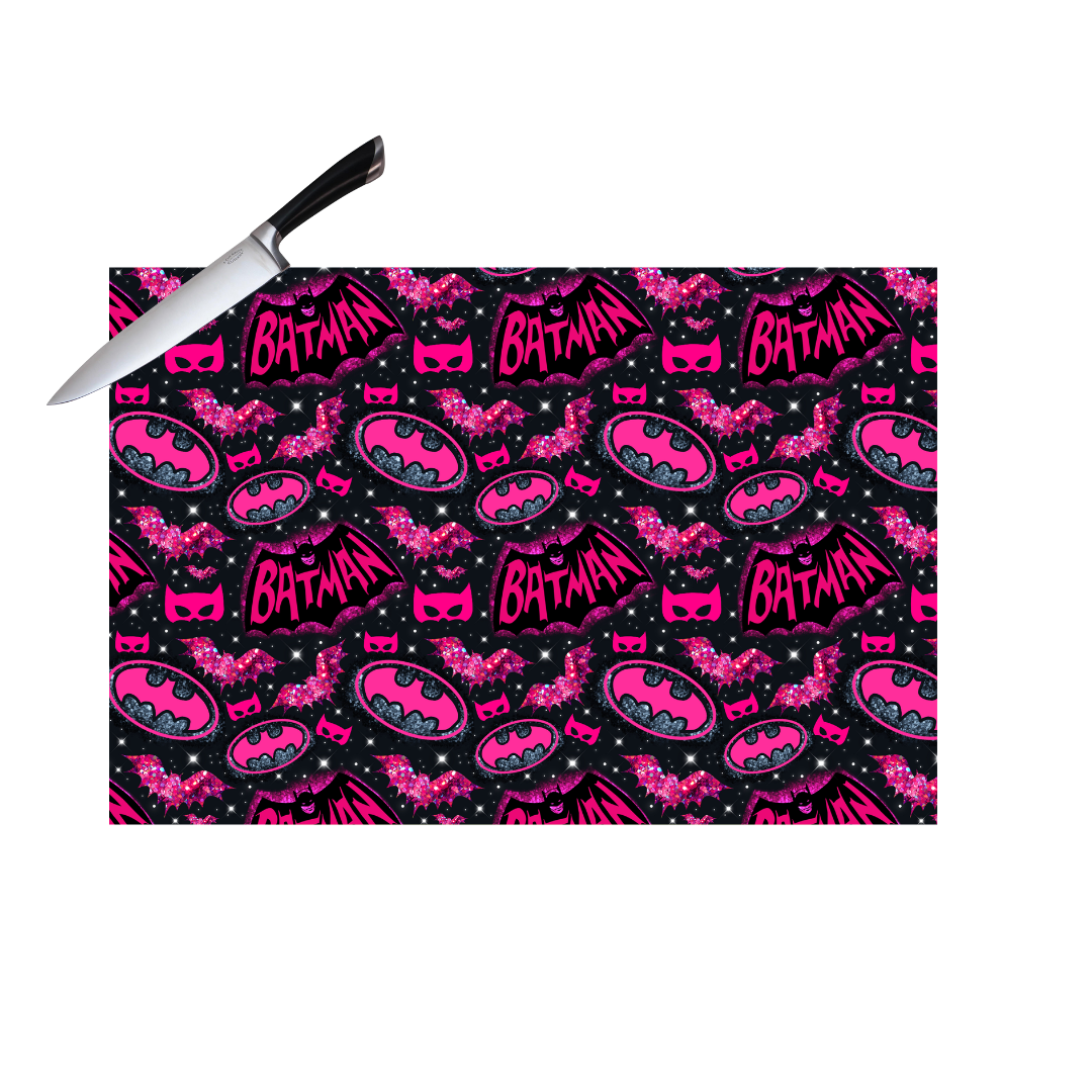 PINK BATMAN  CUTTING BOARD