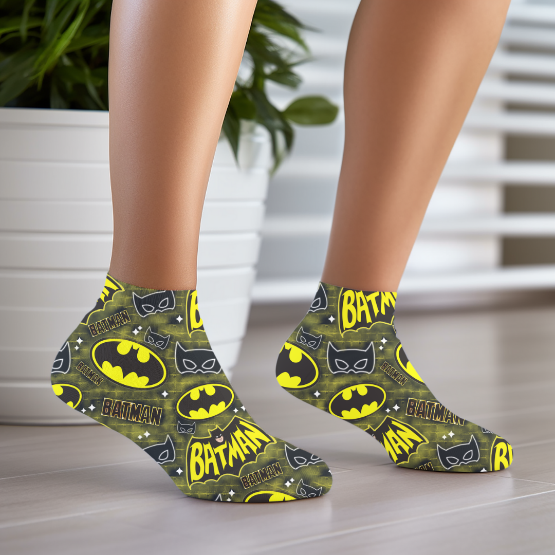 YELLOW  BATMAN  SOCKS