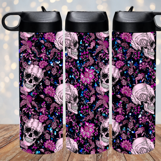 SKULLS  WATER BOTTLE