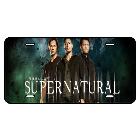 SUPER NATURAL  CAR TAG