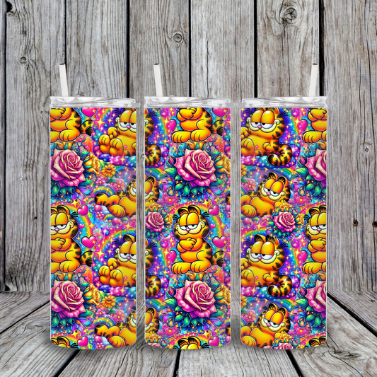 COLORFUL  CAT  TUMBLER