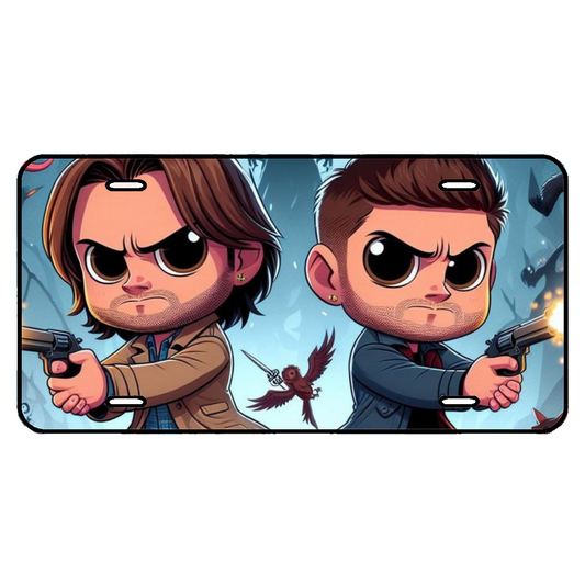 SUPER NATURAL   CHIBI CAR TAG