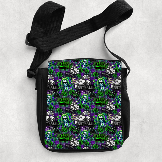NEVER TRUST THE LIVING SHOULDER BAG