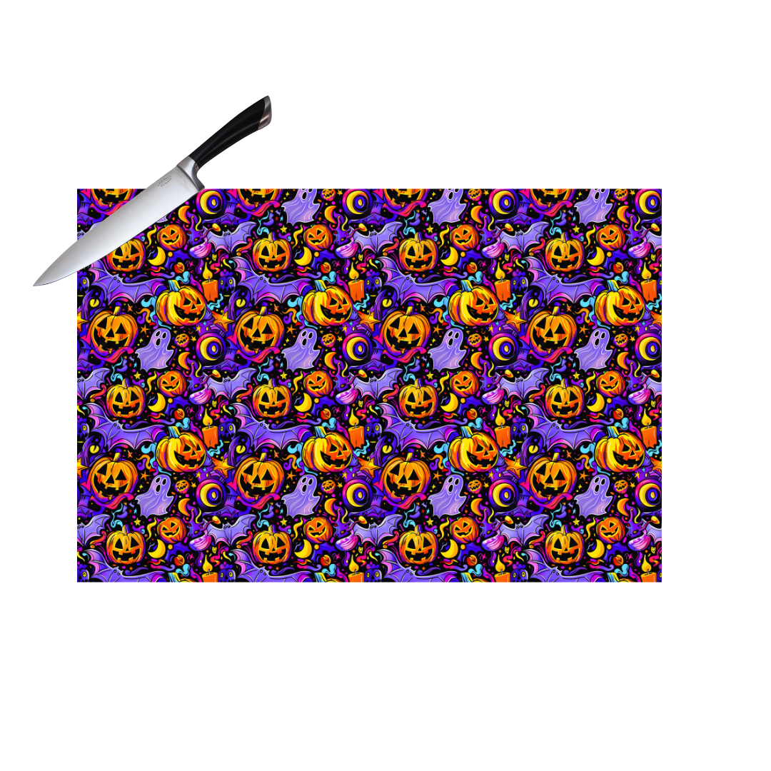 SPOOKY  JACK O LATERNS  cutting board