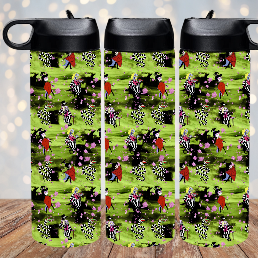 NEVER TRUST THE LIVING   WATER BOTTLE