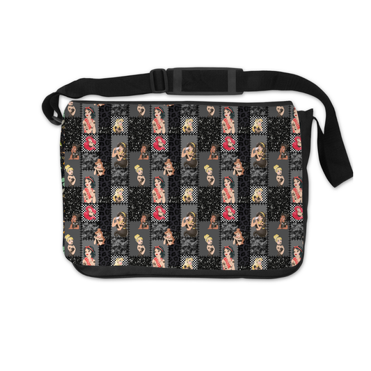 TATTOO PRINCESS MESSENGER BAG