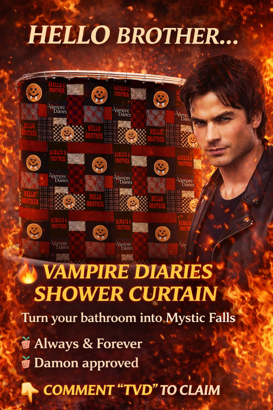 HELLO BROTHER SHOWER CURTAIN