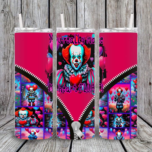 Dancing  clown  valentine