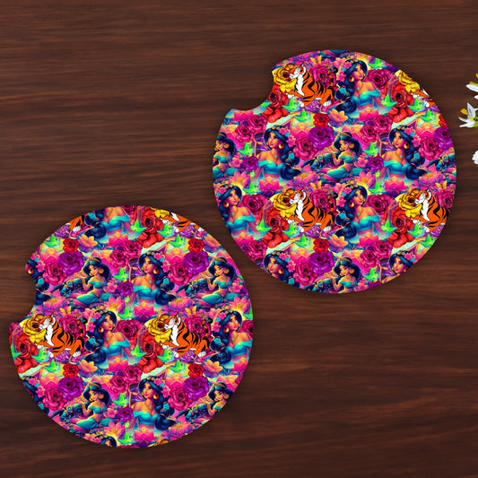 Jasmine car coasters