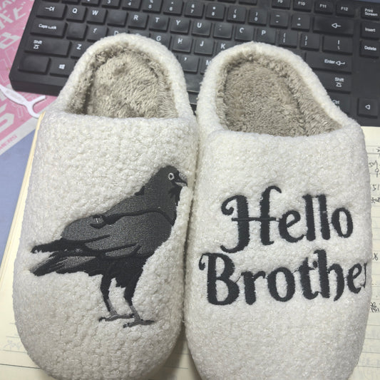 Hello brother  slippers